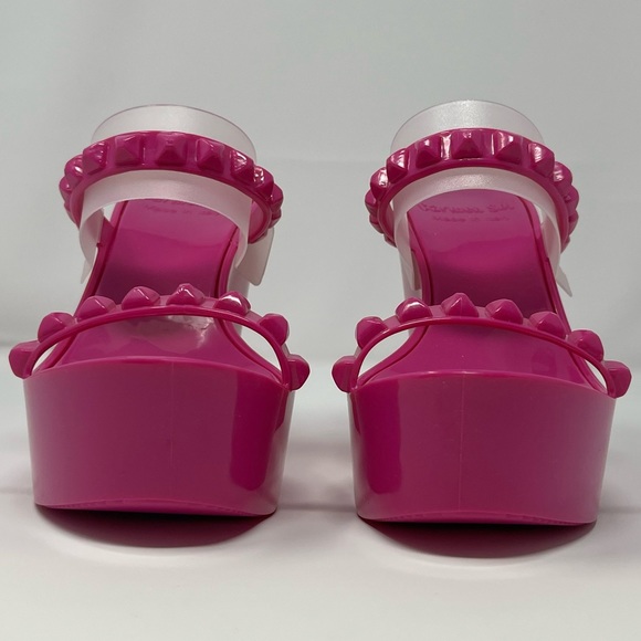 NWT Carmen Sol Tonino Wedge in Fuschia - Picture 6 of 14